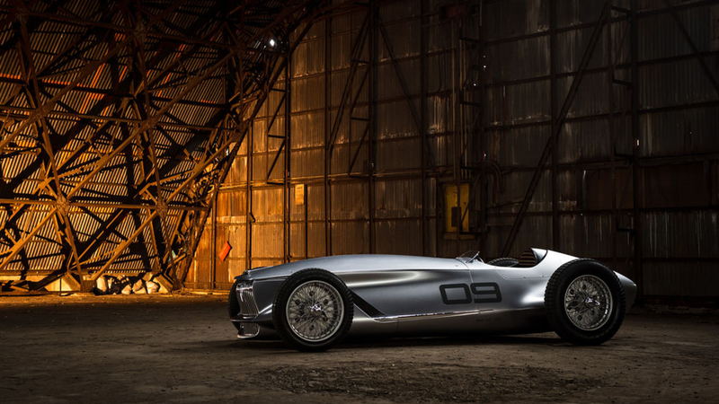 Illustration for article titled Infiniti's New Classic Grand Prix Racer Should Be Mocked But It's Too Damn Pretty